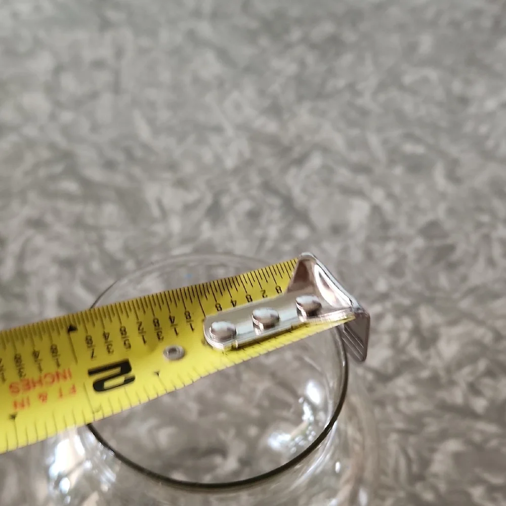 Elegant Clear Glass Globe